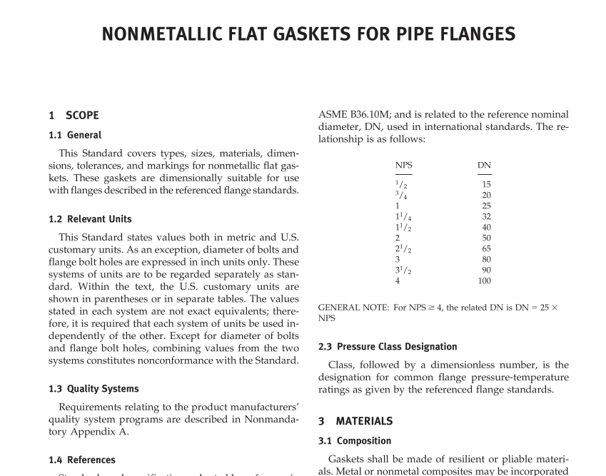 ASME B16.21:2005 Pdf Download - Free Standards Download