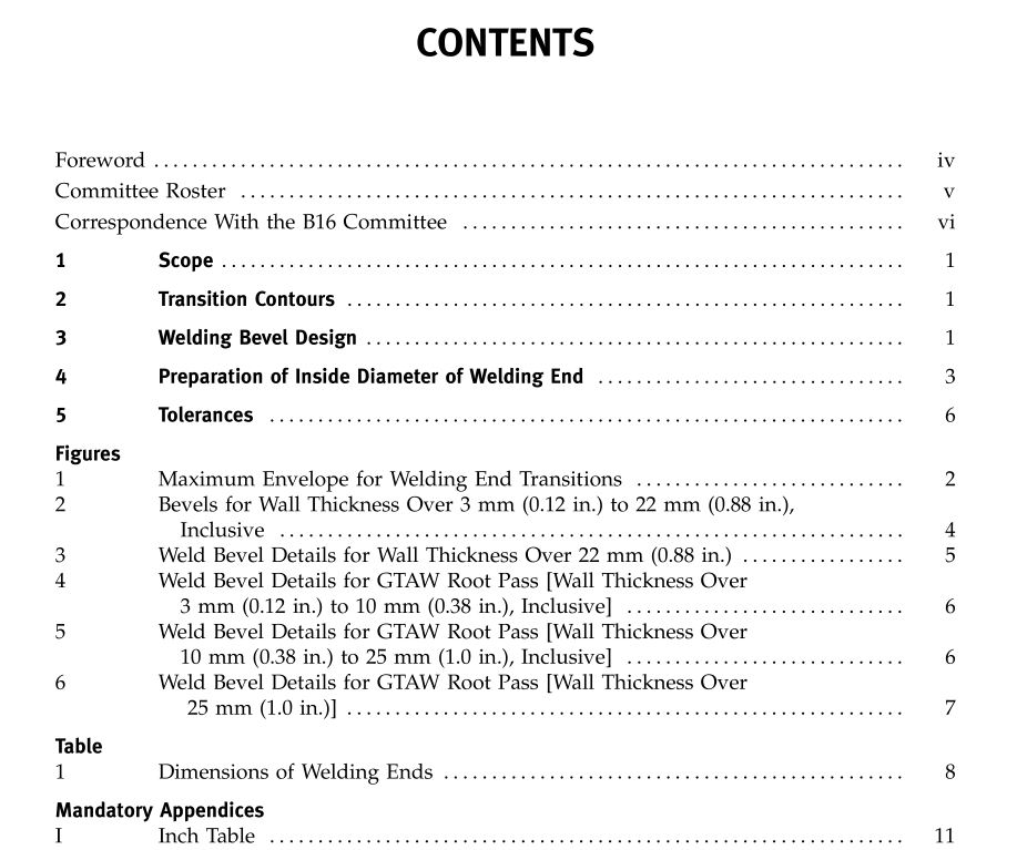 ASME B16.25:2003 Pdf Download - Free Standards Download