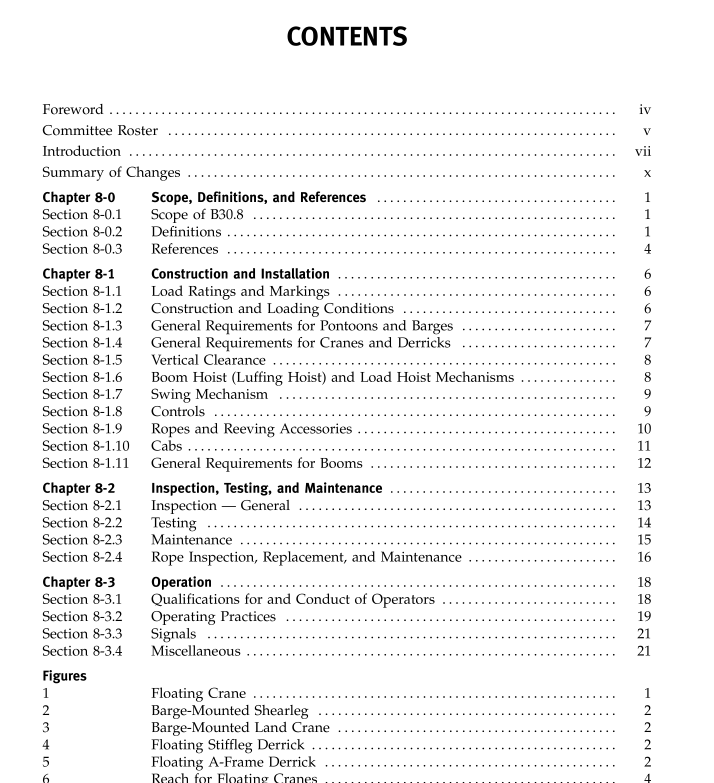 ASME B30.8:2004 Pdf Download - Free Standards Download