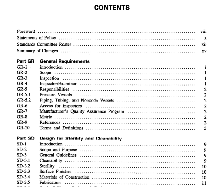 ASME BPE:2002 Pdf Download - Free Standards Download