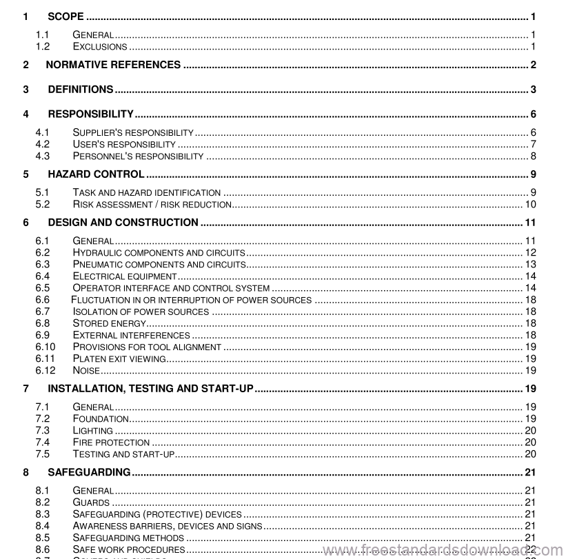 ANSI B11 STD B11.17-2004 Pdf Download - Free Standards Download