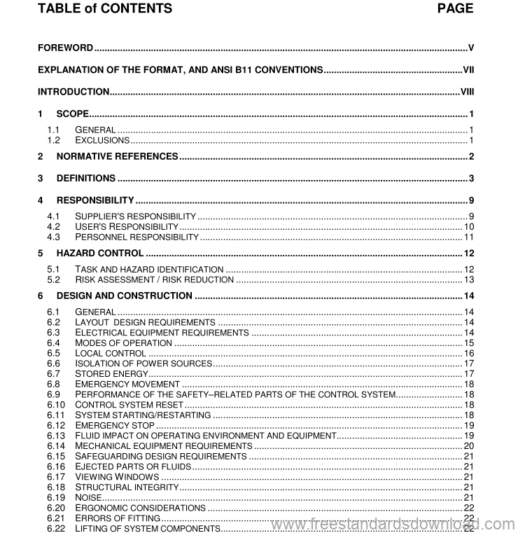 ANSI B11 STD B11.20-2004 Pdf Download - Free Standards Download