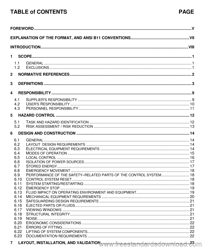 ANSI B11.20-2004 Pdf Download - Free Standards Download