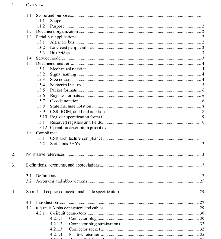 IEEE 1394-2008 pdf download - Free Standards Download