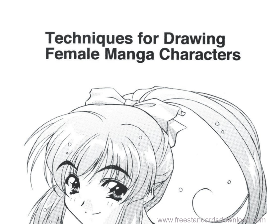 TECHNIQUES FOR DRAWING FEMALE MANGA CHARACTERS.pdf download